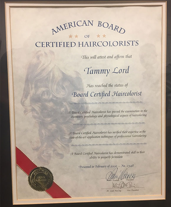 Tammy Lord Hair Degree